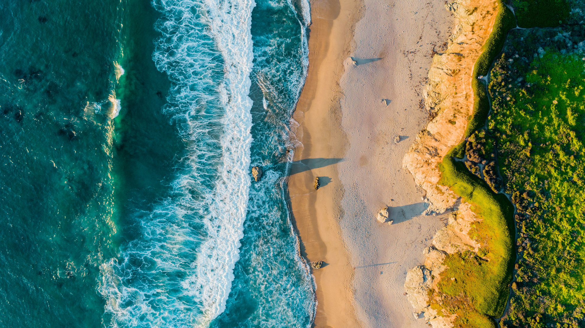 Promotional video with drones